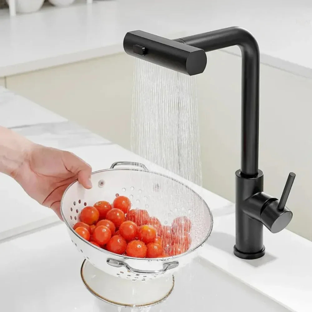 Torneira Cascata Flexível Multifuncional para Cozinha - Decorize